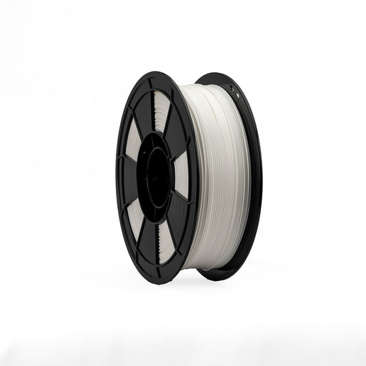 White Black TPU flexible 3D printer filament spool by Matter3D, 1kg