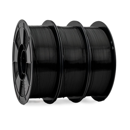 Black PETg 3D printer filament spool by Matter3D, 1kg
